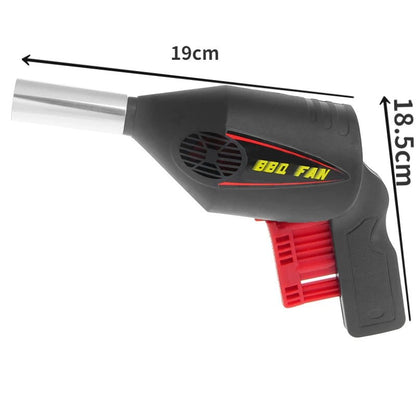 FIREFLOW – Bärbar BBQ Luftblåsare Fläkt för Utomhusmatlagning