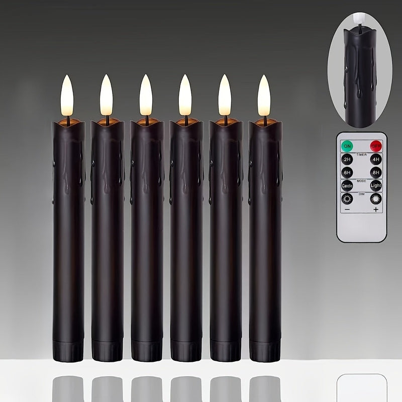 LED-ljus med svart dropp-effekt design