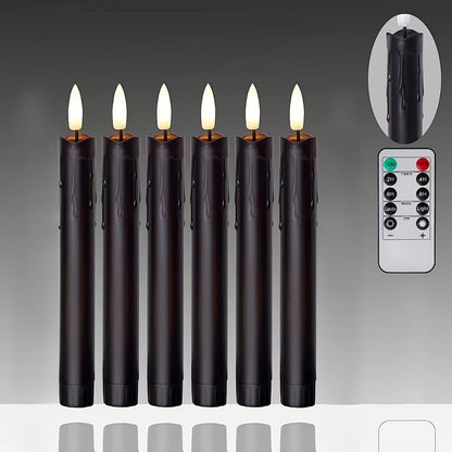 LED-ljus med svart dropp-effekt design