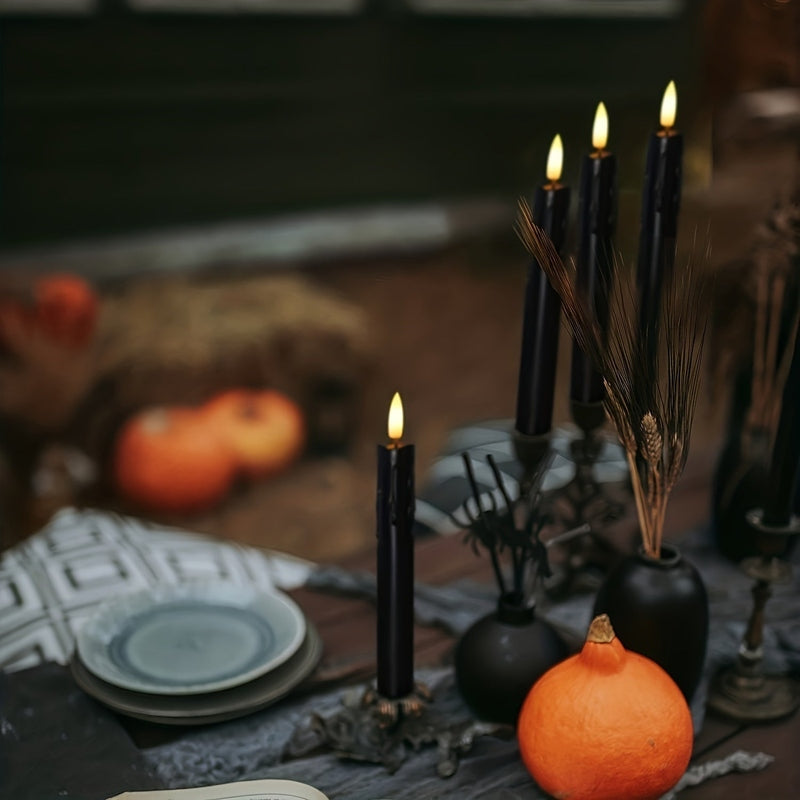 LED-ljus med svart dropp-effekt design