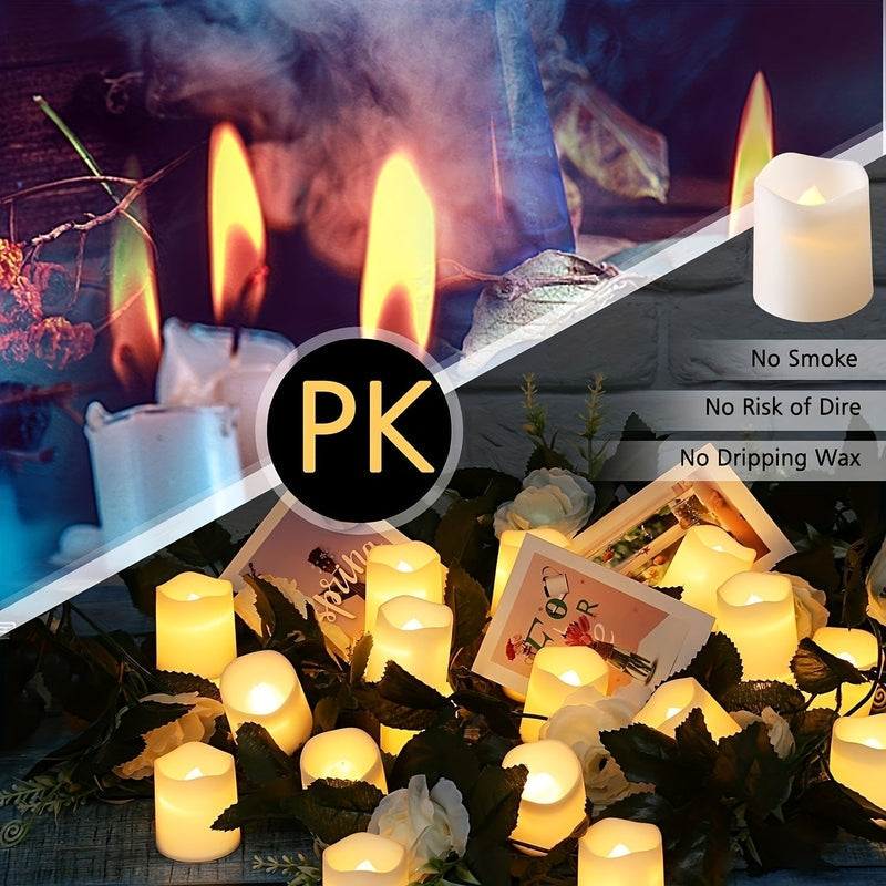 LED-ljus Varm Vit Flamelös Tealights