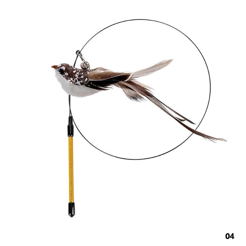 Flatter vän – Interaktiv katt leksak med fladdrande vingrörelser