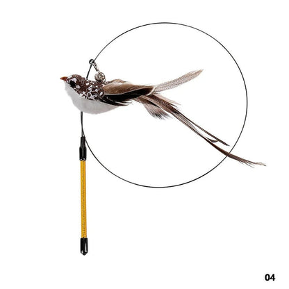 Flatter vän – Interaktiv katt leksak med fladdrande vingrörelser