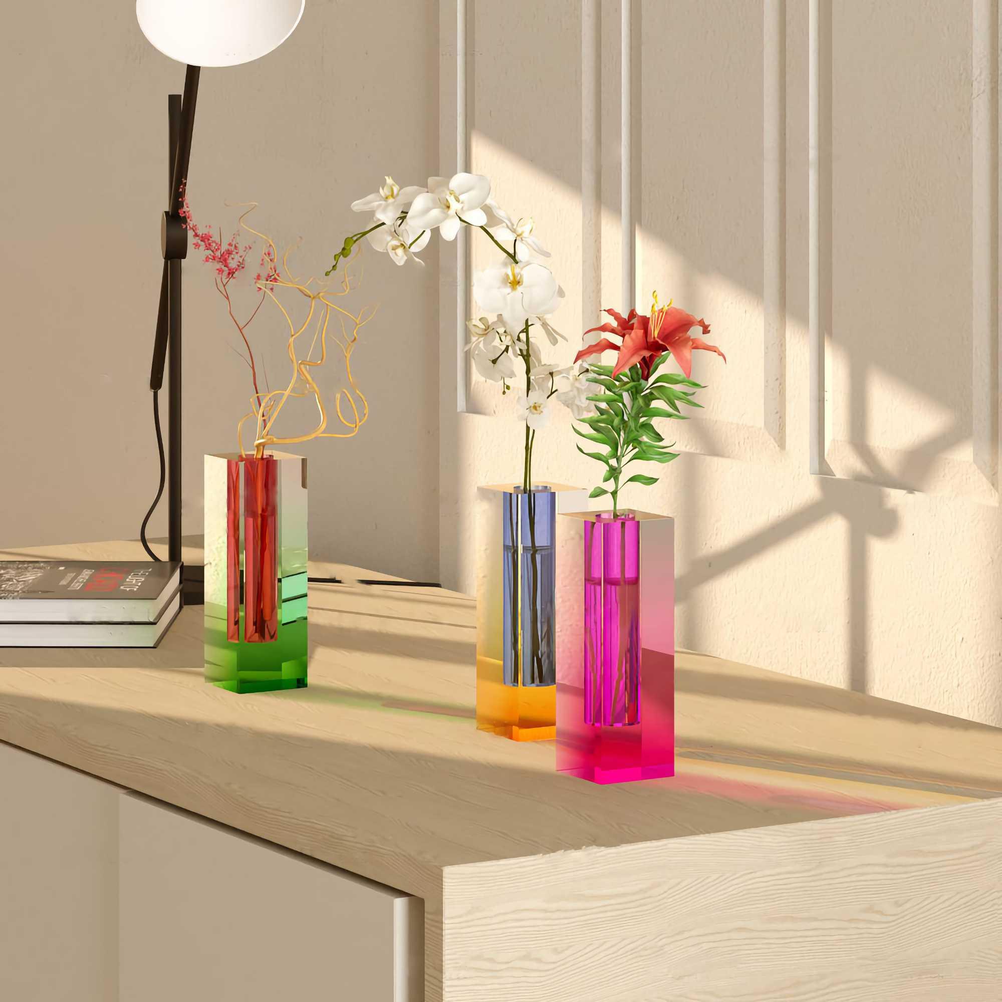 Kaleidoscope Vaser - Färgglada Blomster Vaser för en Fräsch Utseende