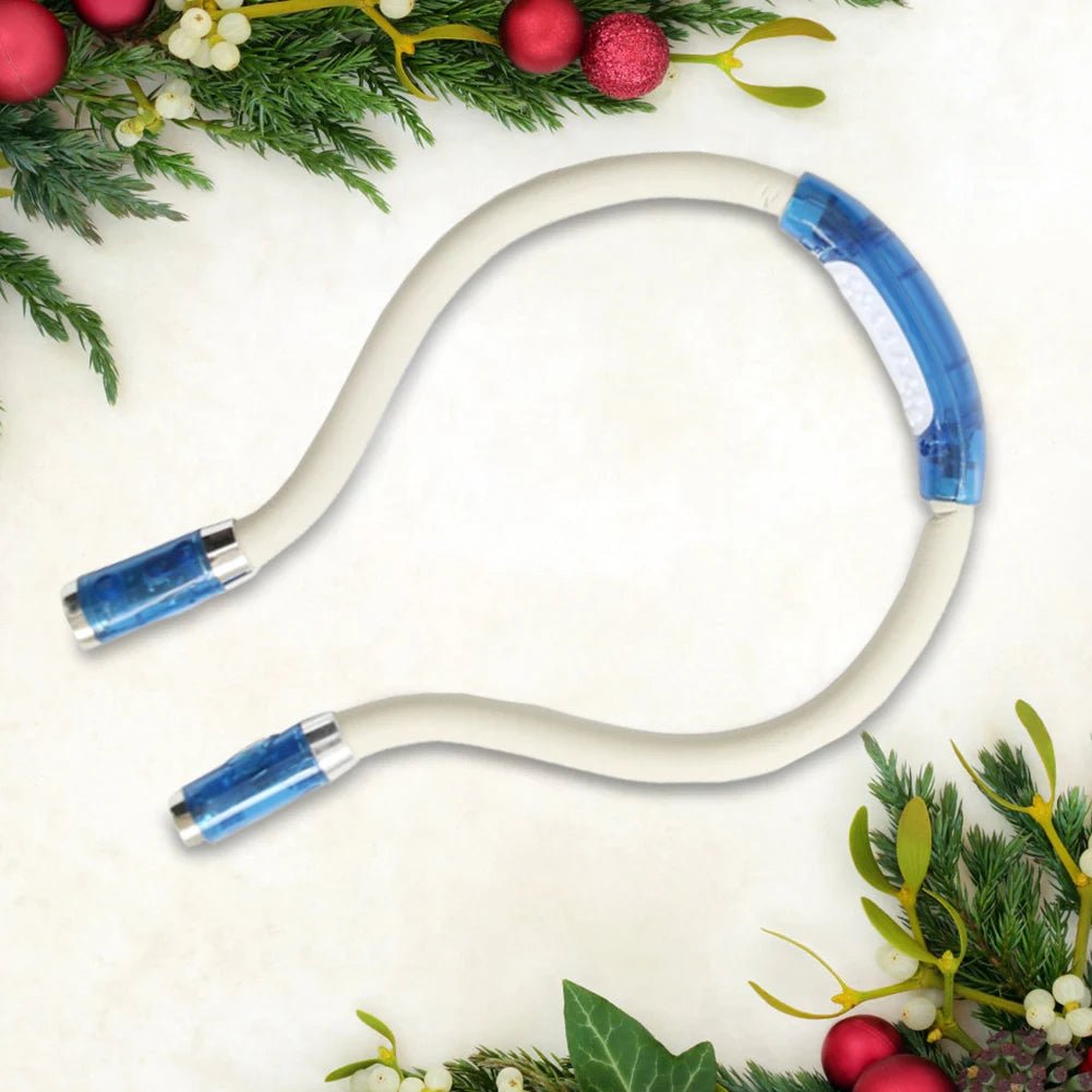 FlexiGlow – Flexibel LED-Nacklampa för stickning, hantverk och läsning