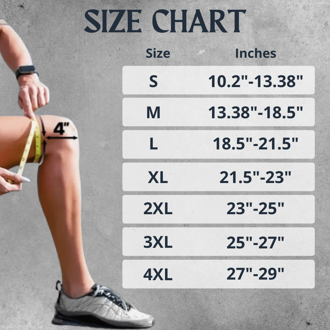 FlexiKneebandage – Justerbart knäbrygga för plusstorlekar