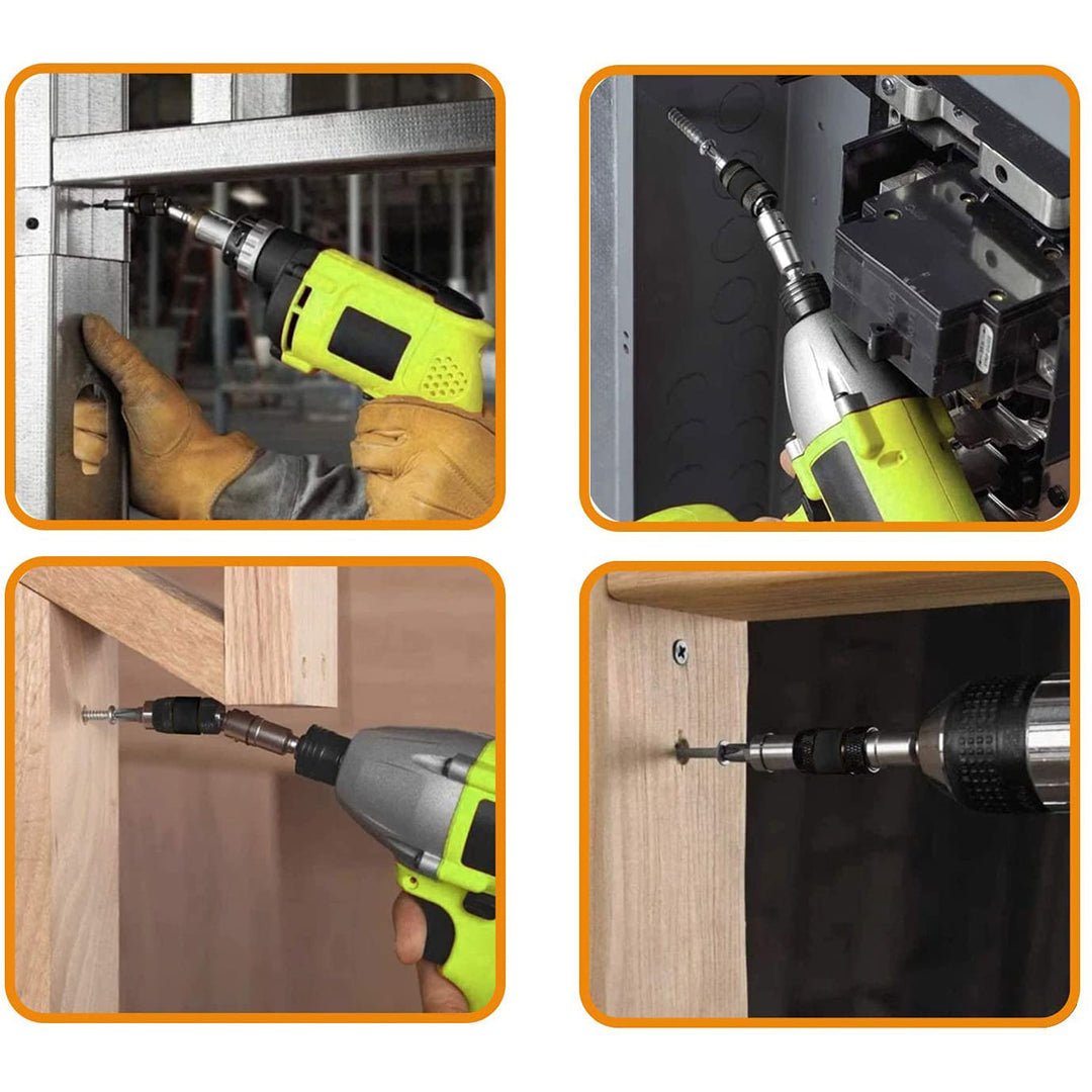 FlexiMag – 180° Magnetisk Bitsfäste för borrning i trånga utrymmen