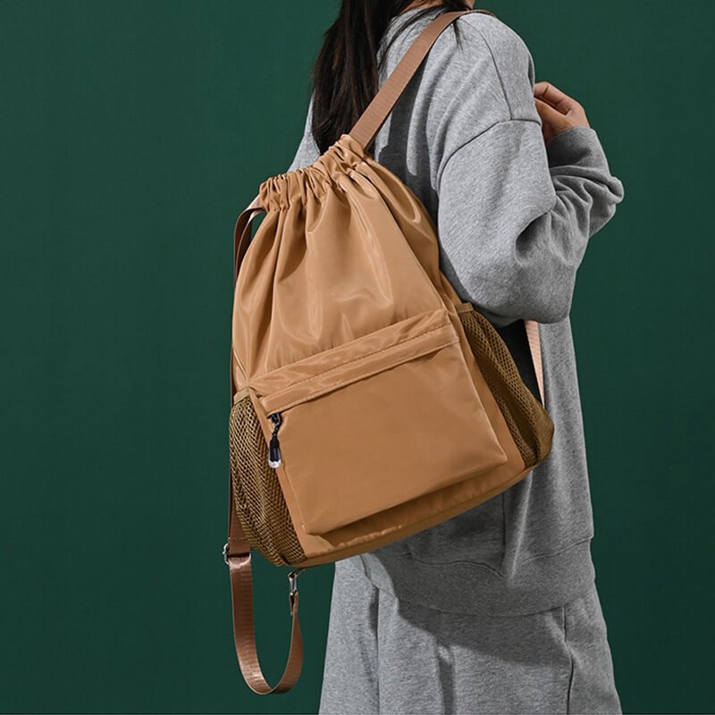 FlexiPack – Robust ryggsäck med snörning och skofack