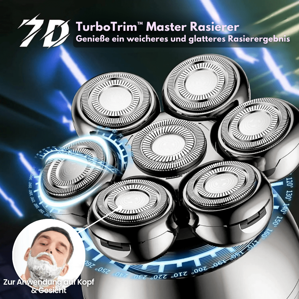 FlexiShave Pro - 7D elektrisk rakapparat för en slät och irriterande fri rakning