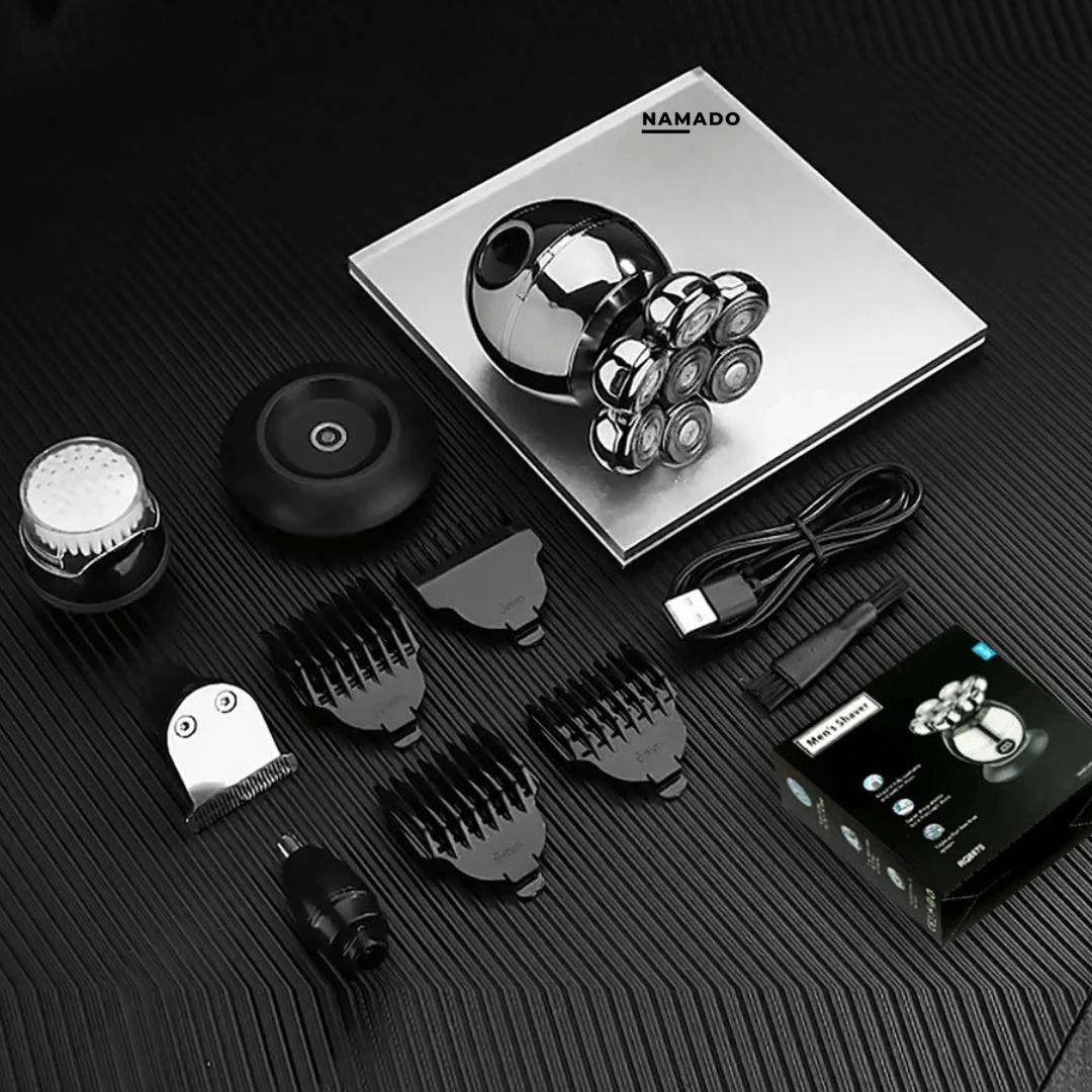 FlexiShave Pro - 7D elektrisk rakapparat för en slät och irriterande fri rakning