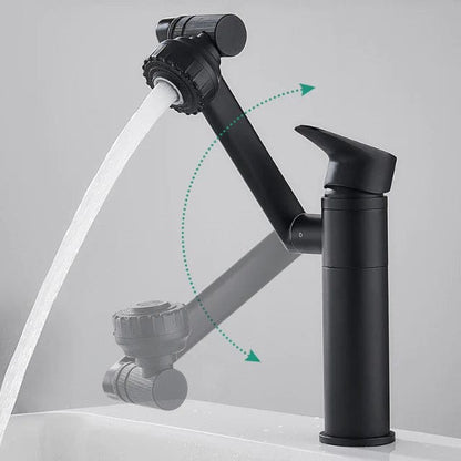 Flexispout - 360° flexibel kran med sprayfunktion för komfort vid handfat