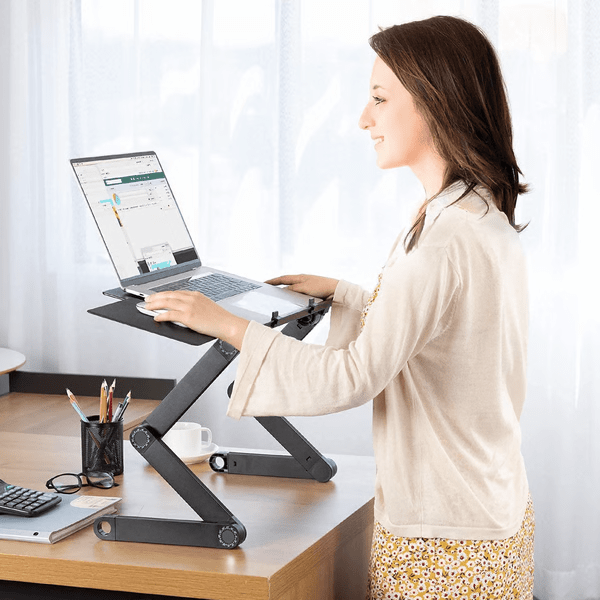 FLEXSTAND 360 - Ergonomisk laptopstativ för hälsosamt och flexibelt arbete