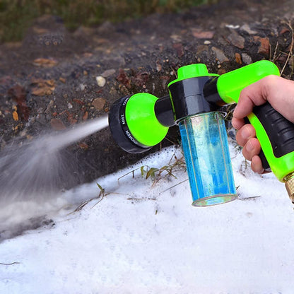 FoamJet – 8-läges högtrycksskumpistolmunstycke med 100ml tvållager