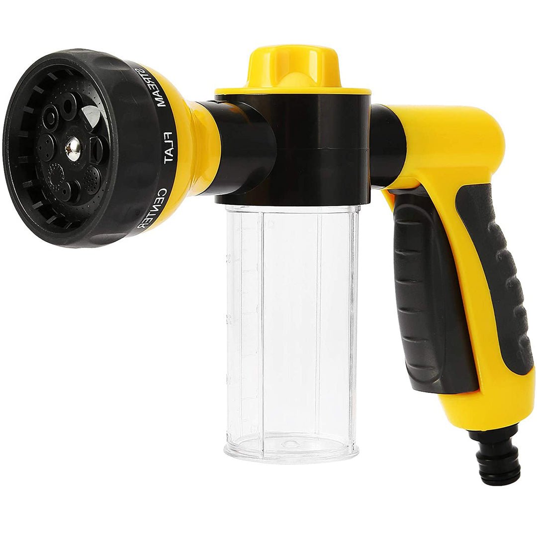 FoamJet – 8-läges högtrycksskumpistolmunstycke med 100ml tvållager