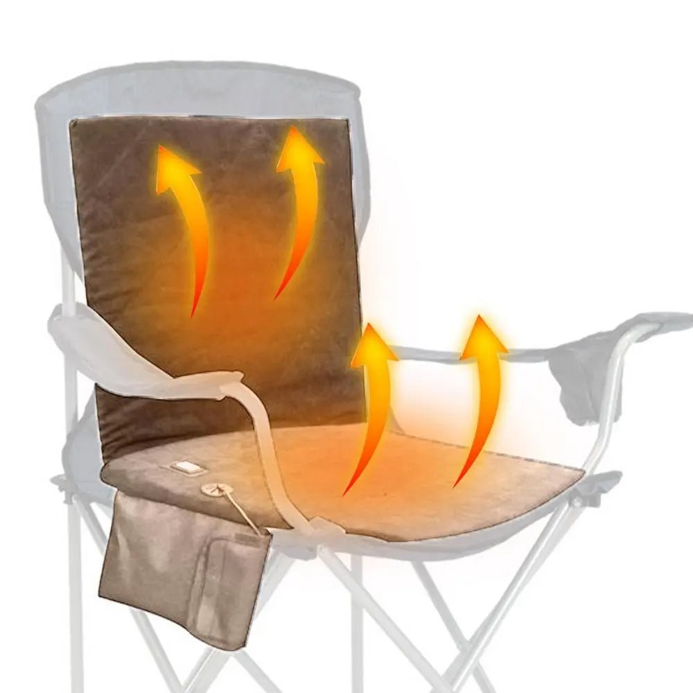 Fällbar värmesitskudde