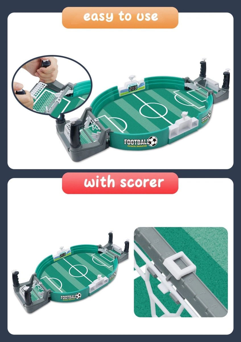 FOOTYFUN – Bärbar bordfotbollsspel för hemmunderhållning