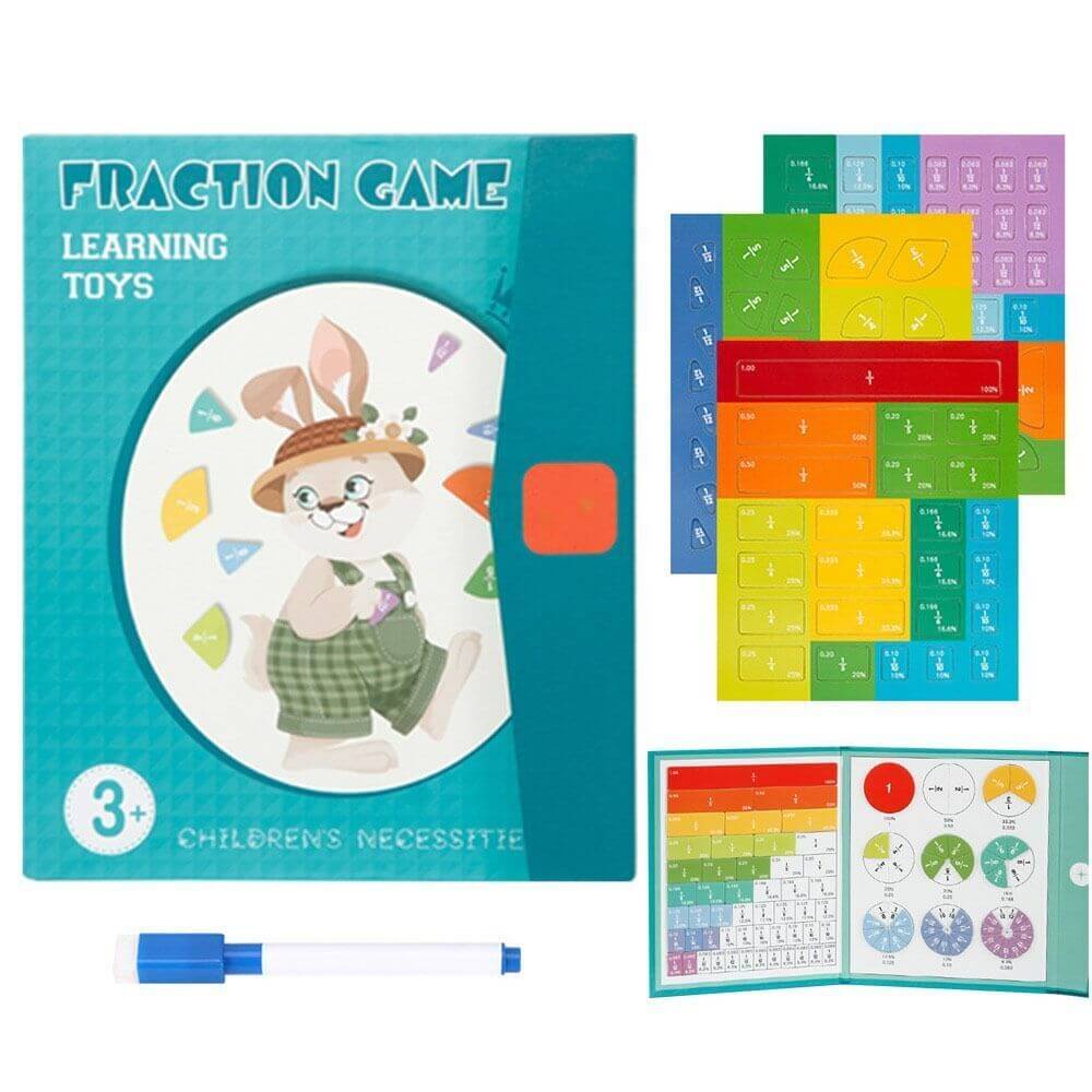 FRACSIMO – Magnetisk bråkskiva för visualisering av bråk