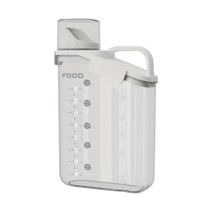 FRESHFOOD BEHÅLLARE – Lufttät foderkopp för förvaring av djurfoder med mätkopp för hundar &amp; katter