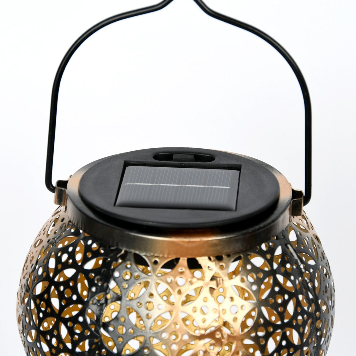 Carvallo Shine Solar trädgårdslampa rostfritt stål | Feenljus-design | Lång ljus varaktighet | 30x12 cm + 80 cm stång