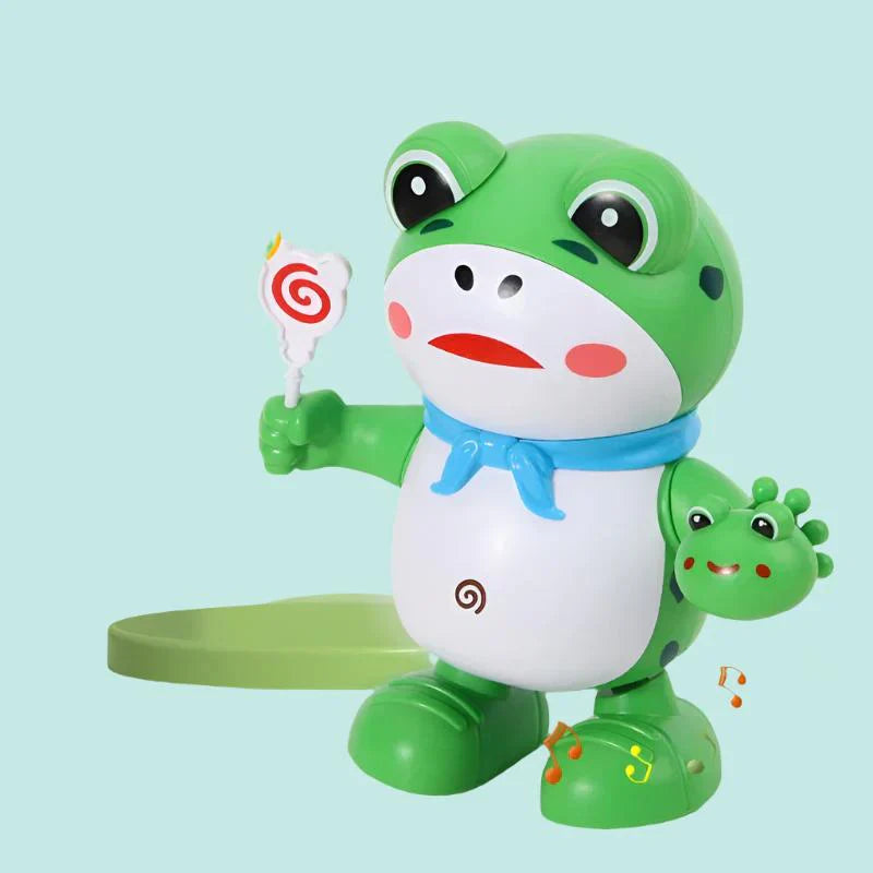 Dansande robotleksak med ljus och musik