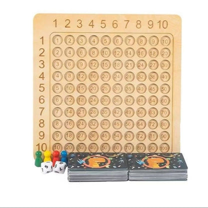 FunMath - Roligt lärspel av trä för att främja matematiska färdigheter