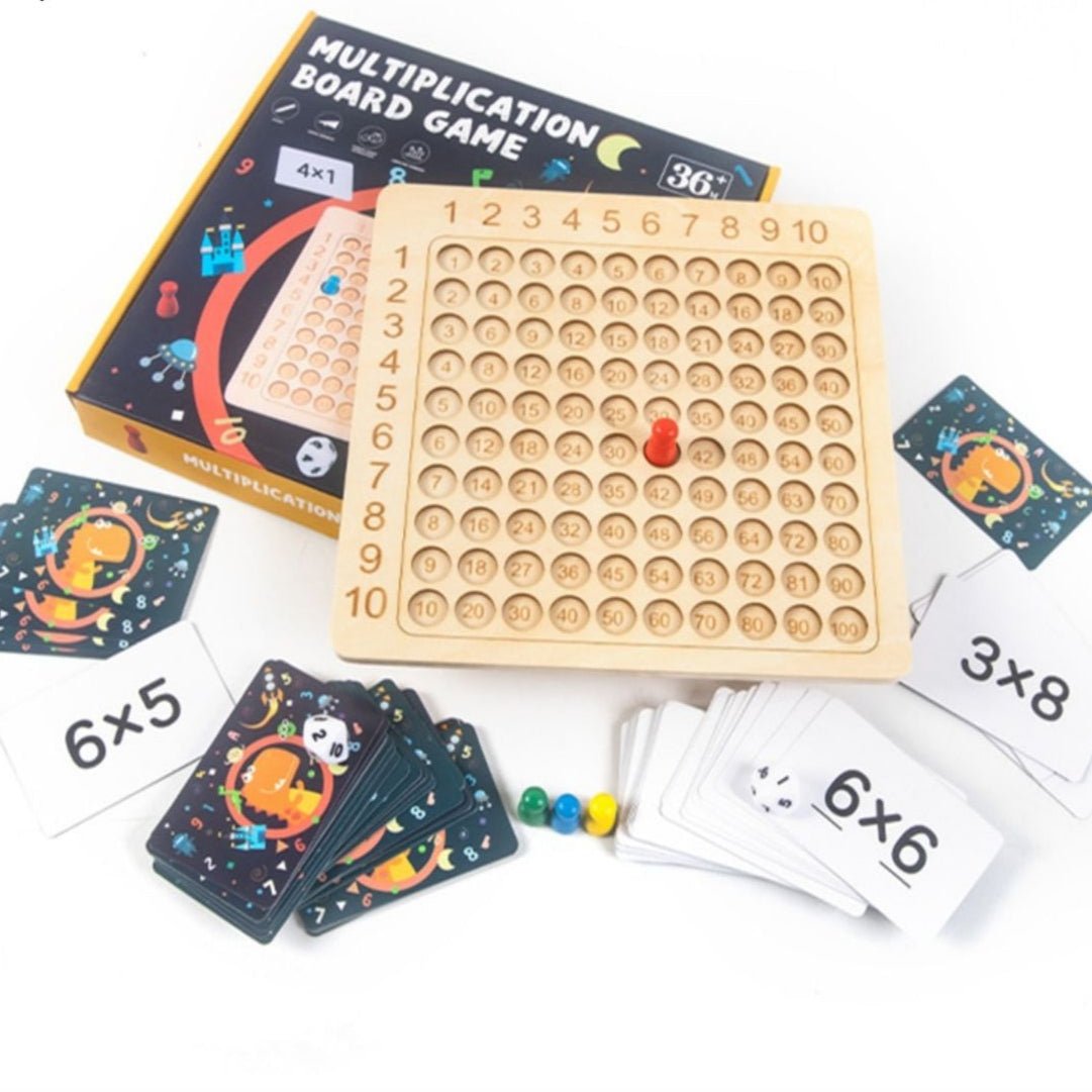 FunMath - Roligt lärspel av trä för att främja matematiska färdigheter