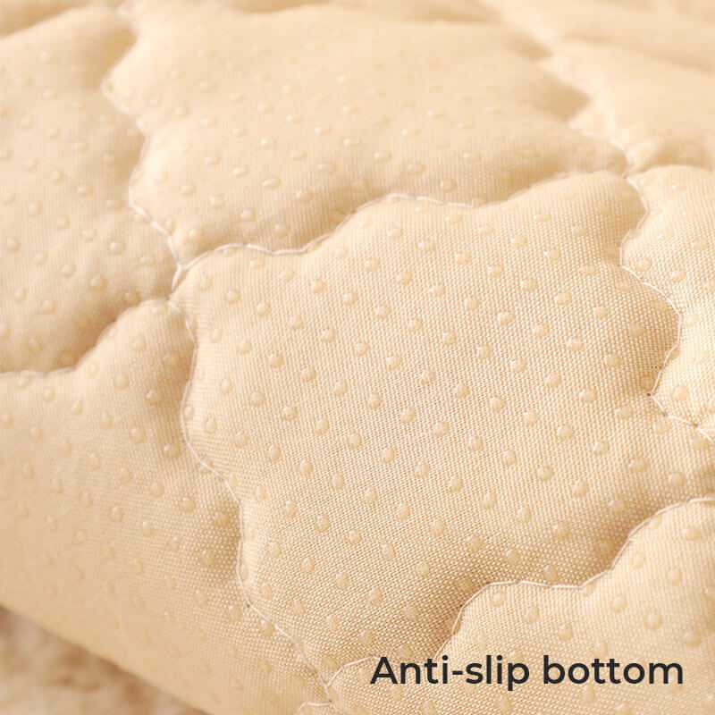 Biscuit Plush Soft Non-Slip Soffa Täckning med Anti-Slip Design