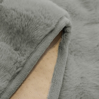 Mysig Plysch Enfärgad Halkfri Sofföverdrag för Komfort