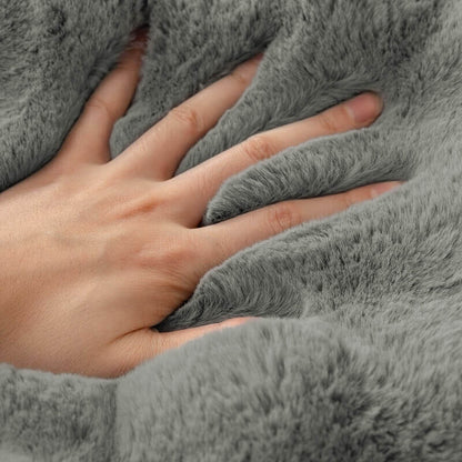 Mysig Plysch Enfärgad Halkfri Sofföverdrag för Komfort