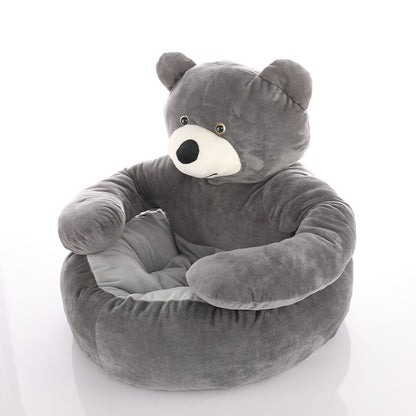 Pet Bed Plush Bear Cuddle-Style Nest