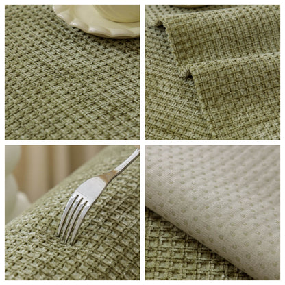 Delikat Waffle Chenille Tyg Möbel Skyddsoverkast Sofföverdrag