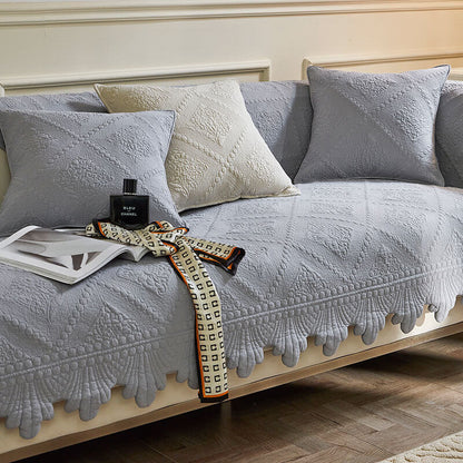 Fashion Leaf Trim Cotton Washable Sofföverdrag 70x70 cm