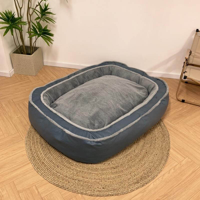 Large Deep-Sleep Ortopedisk Hundsäng Plush Polyester Komfort