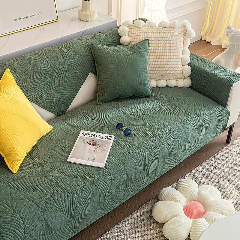 Leaf Sofa Mat Möbler Anti-remsa &amp; Halvskydd Täcke