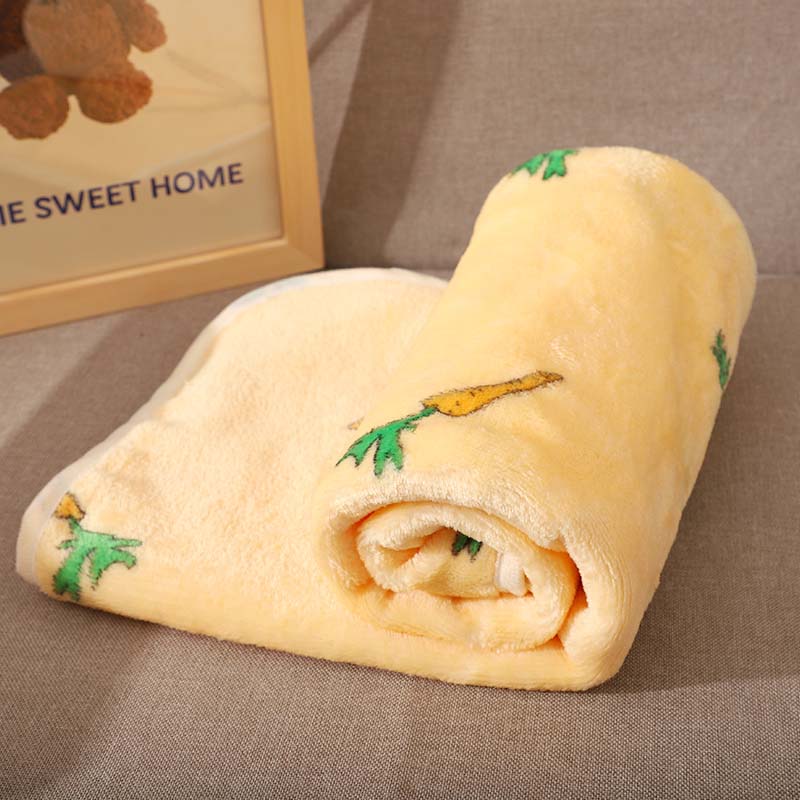 Mysig flanell husdjursfilt Mjuk Färgglad Mångsidig användning