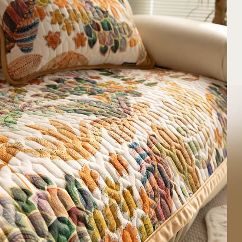 Tropisk regnskogsoffa anti-repa skyddande matta överdrag