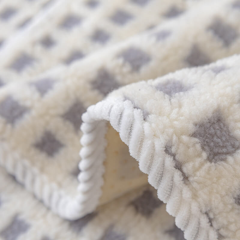 Varm Sherpa Fleece Pläd Sofföverdrag Möbelskydd