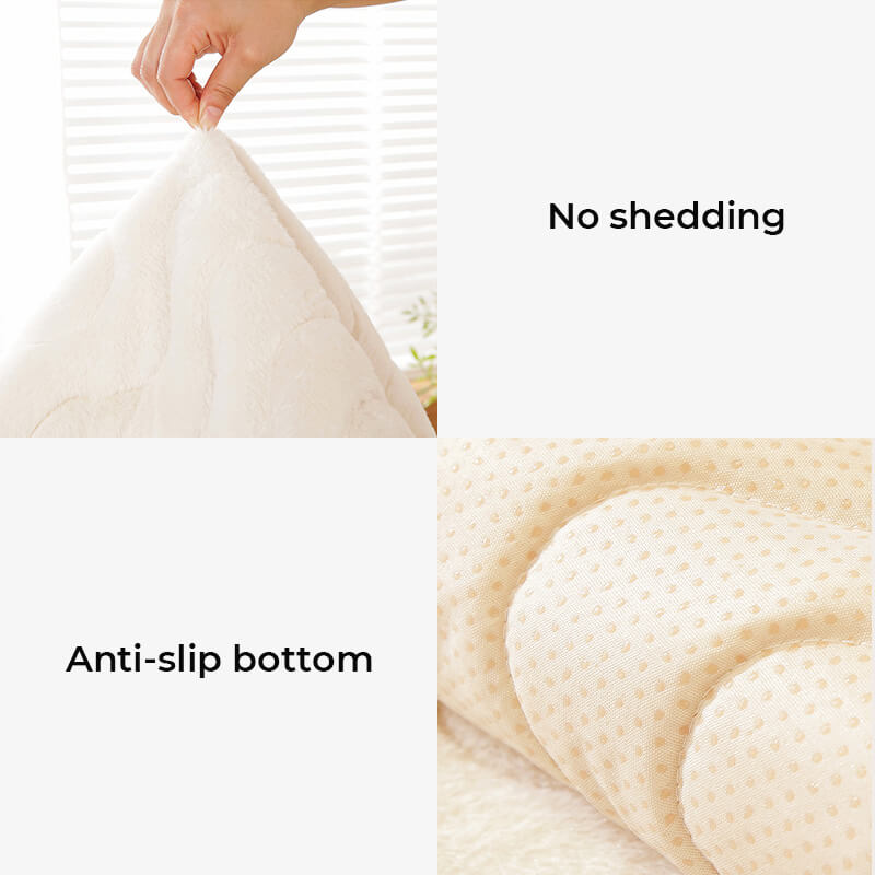 Våg Mönster Mjuk Pläd Icke-glidande Sofföverdrag - Stilfull Bekvämlighet