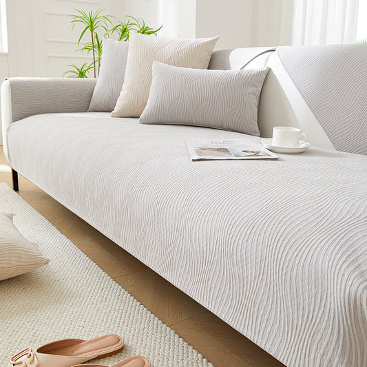 Träådringstextur Mjuk Chenille Anti-rep Surface Cover