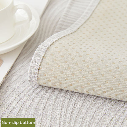 Träådringstextur Mjuk Chenille Anti-rep Surface Cover