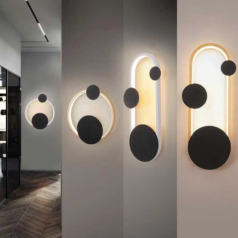 CreativeGlow - Modern LED Vägglampa i Kreativ Design – Dekorativ Belysning