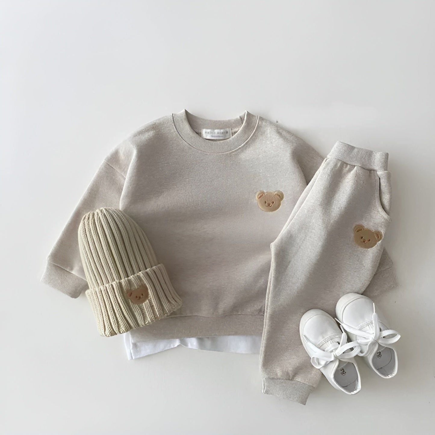 Cozy Cubs - Unisex-Babybjörnar Passande Set för Spädbarn - Tvådelat Set - Tröja och Byxor