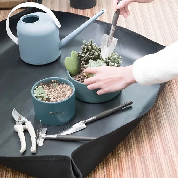 GardenMat 2.0 – Vattentät hopfällbar trädgårdsarbetsmatta för rena och organiserade växter