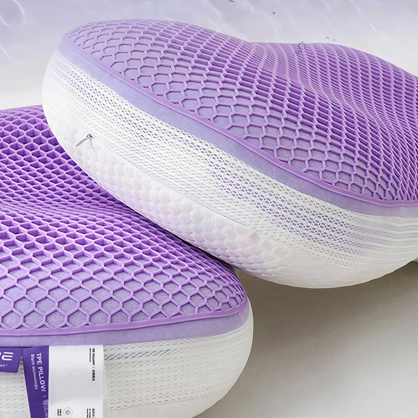 Carvallo – Hybrid Honeycomb Gel Kudde med Ergonomiskt Nack- och Axelstöd för Optimal Sömnkomfort