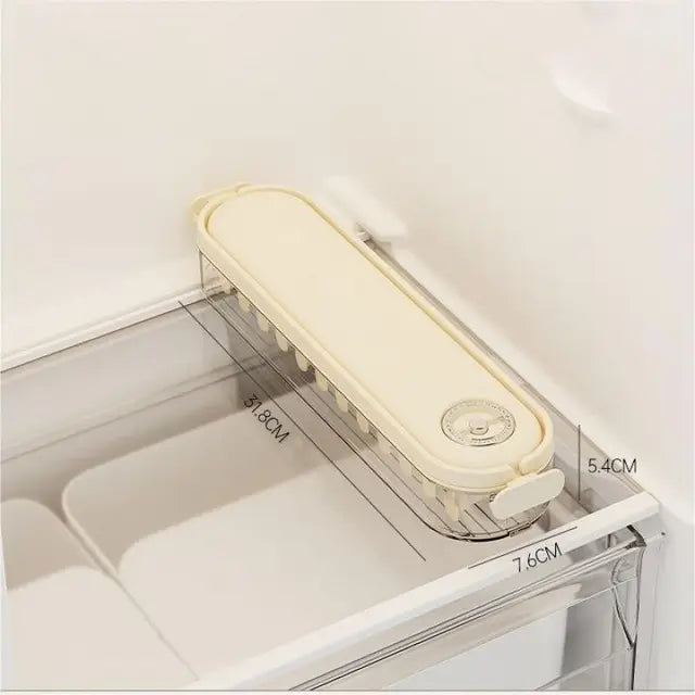 Staplingsbara fräscha behållare med fräschhållningsventil - Förvaringslösningar för livsmedel i kylskåpet - 4-pack