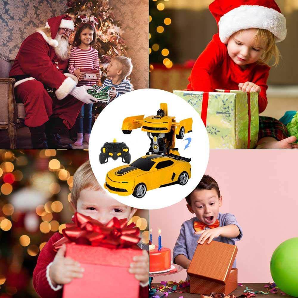 Fjärrkontroll Transformering Robotbil Leksak