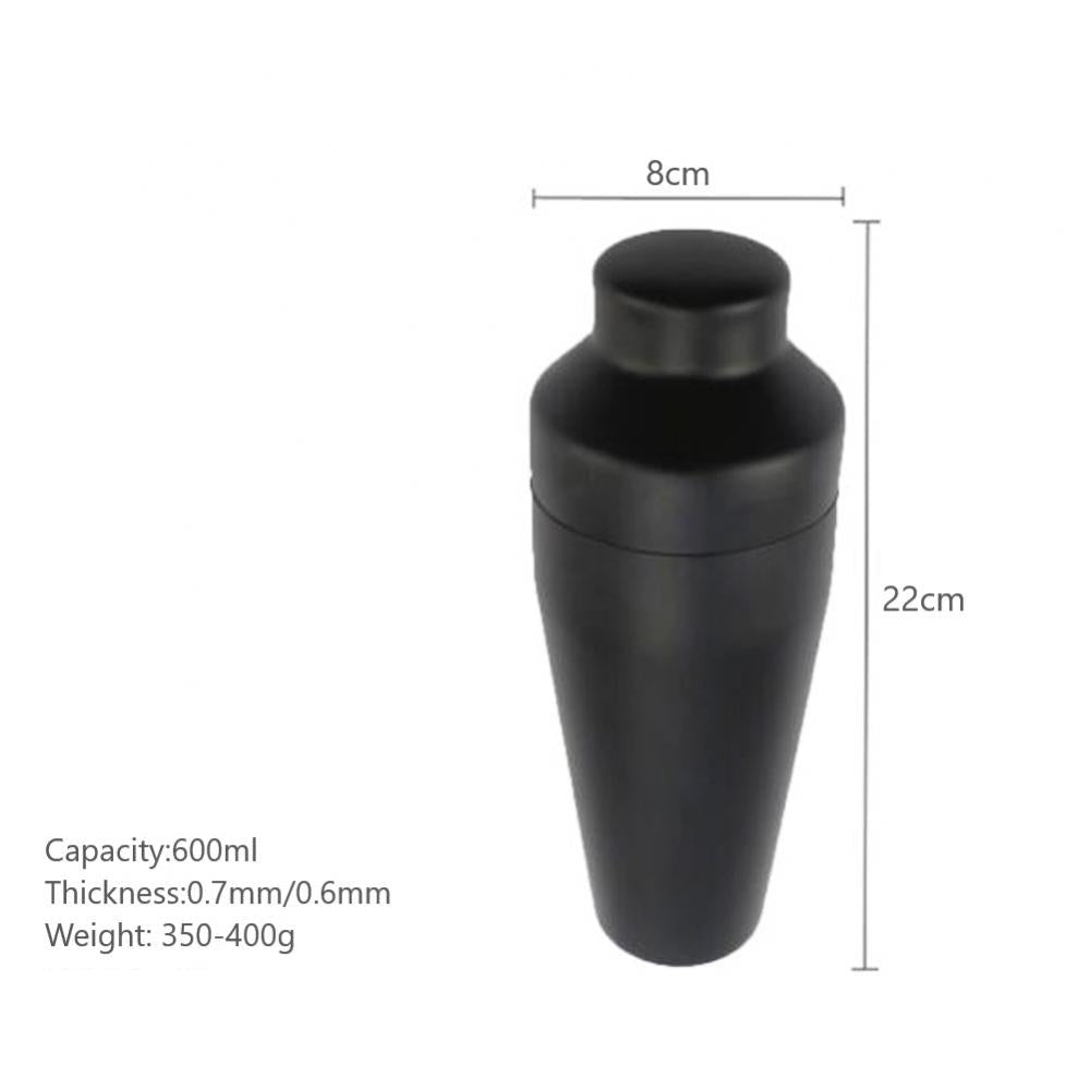 Carvallo – Ghost Black Matte Cocktail Shaker Set med Lyxig Finish