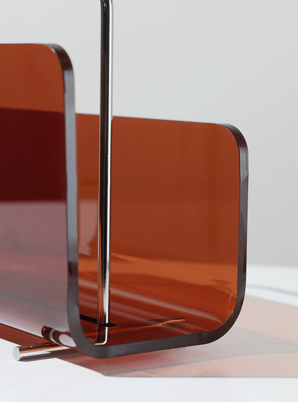 Carvallo – Transparent Akryl Magasinställ & Bärbar Bokhylla