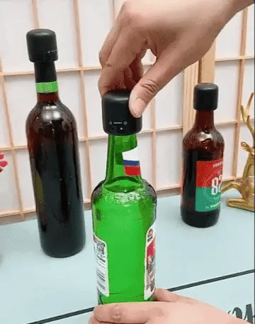 Luxora Silikonpropp för vin, öl och champagneflaskor - 2 st