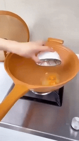 Royallure Non-Stick Wok med värmebeständig handtag – Idealisk för wokning och sautering